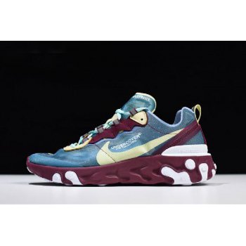 Undercover x Nike React Element 87 Blue Gold/Purple/White AQ1813-001 Shoes
